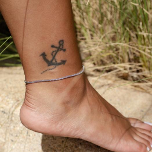 Pink Tennis Anklet