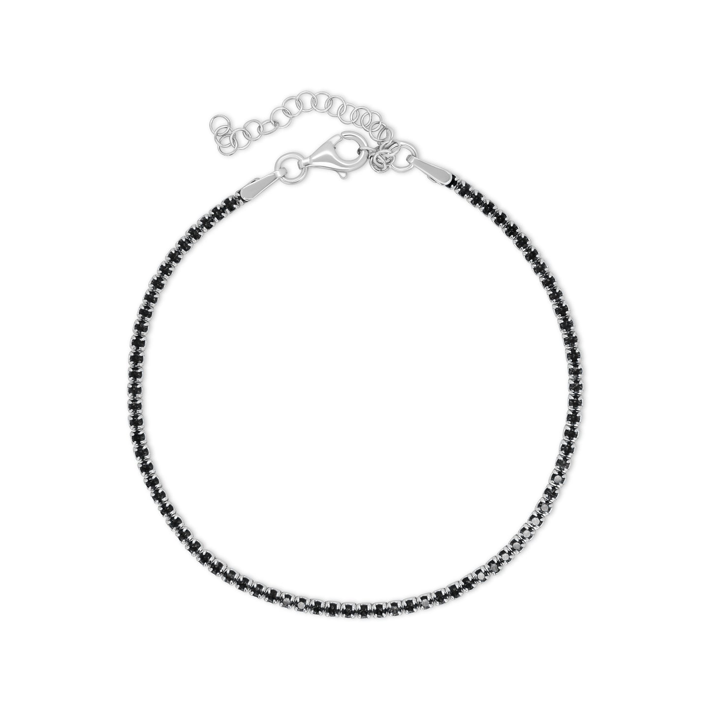 Black Tennis Anklet
