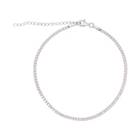 Pink Tennis Anklet image