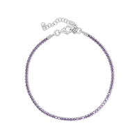 Purple Tennis Anklet image