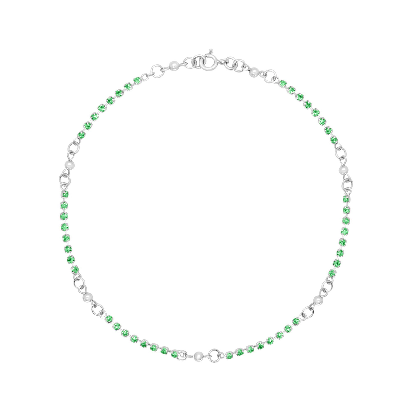 Tanzanite Zircon Anklet