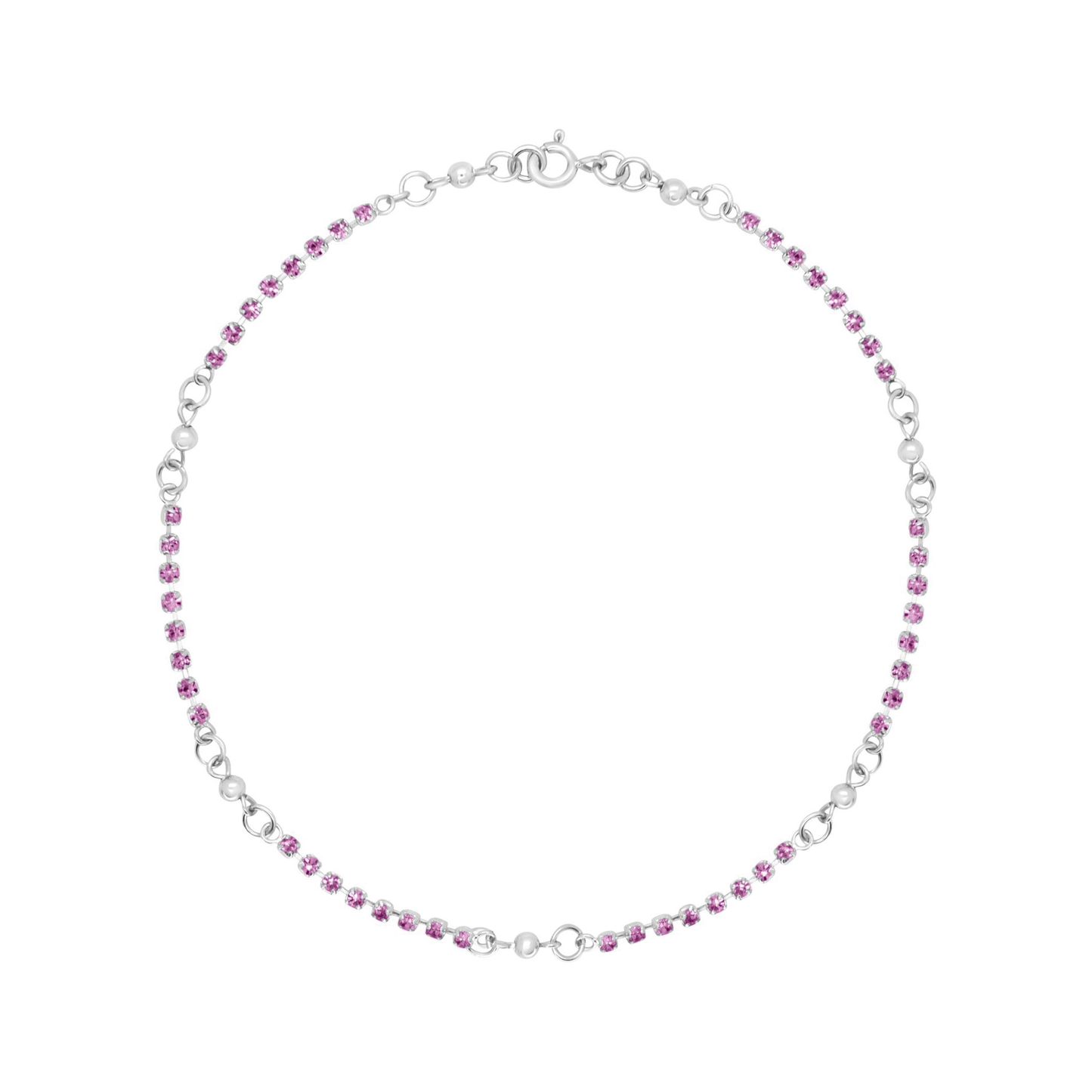 Tanzanite Zircon Anklet
