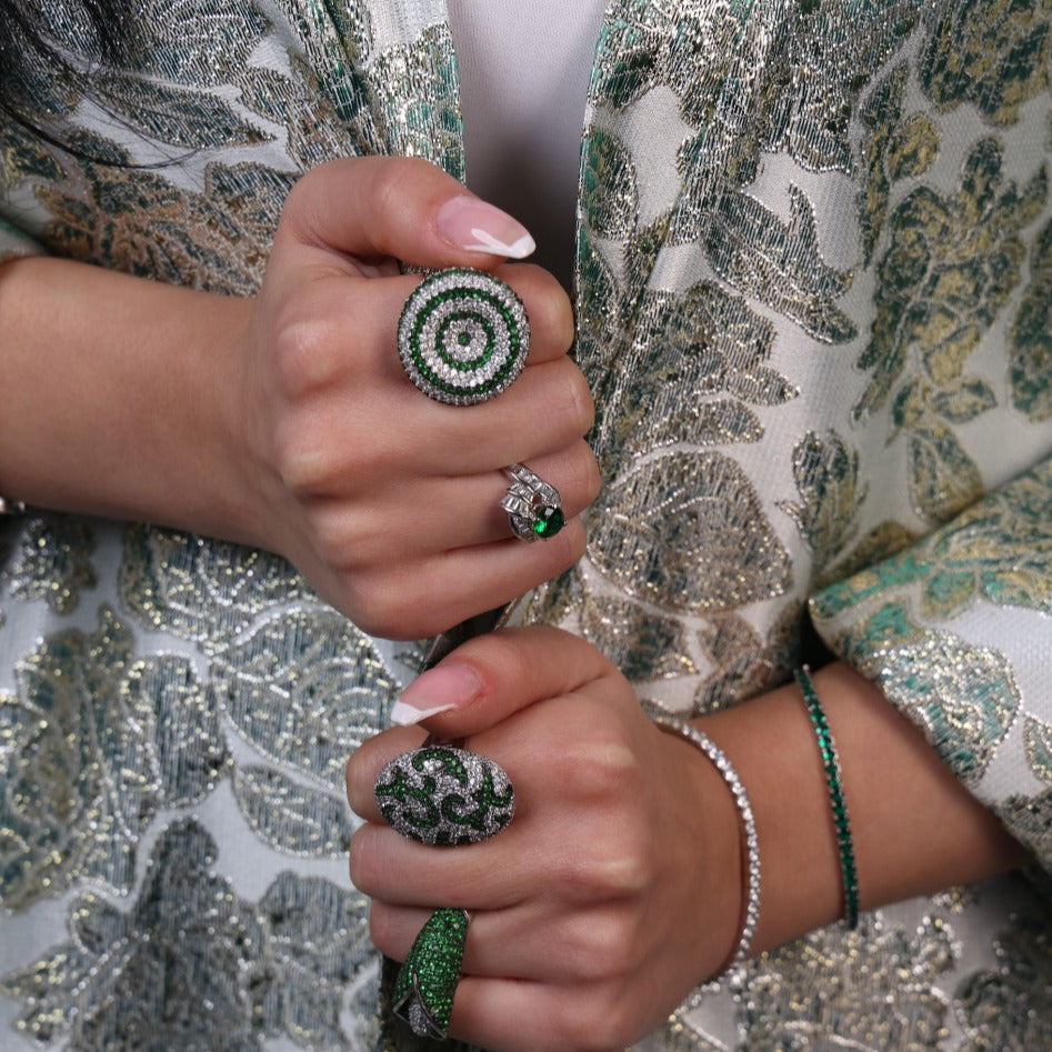 Enchanted Emerald Elegance Ring