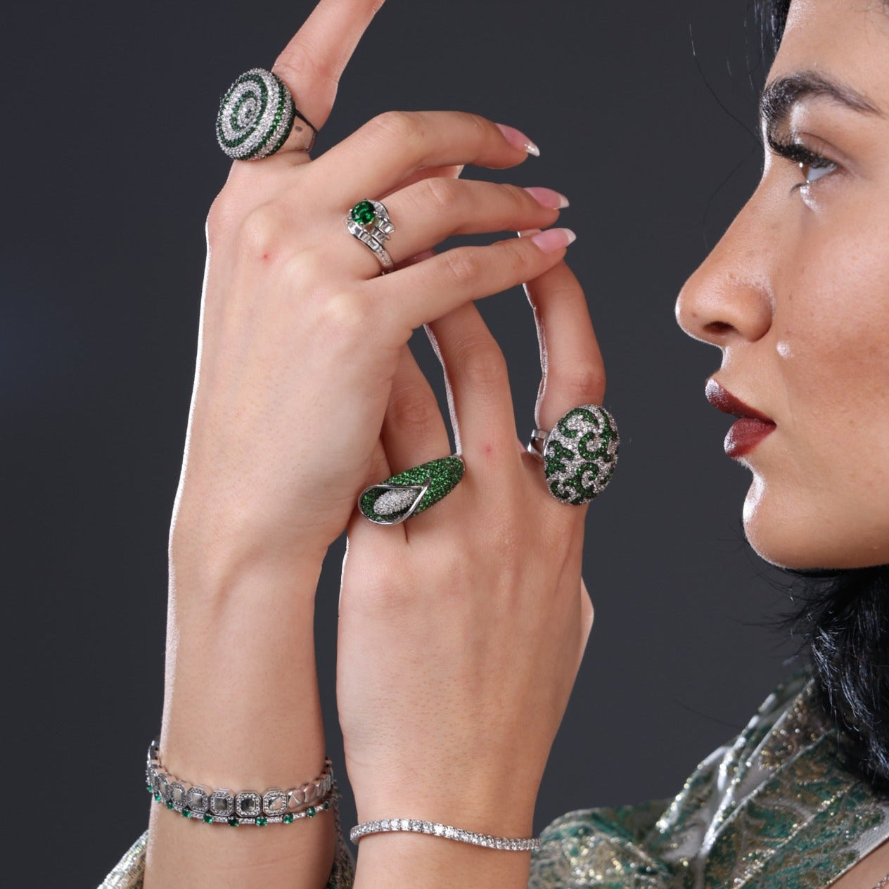 Emerald Embrace Ring