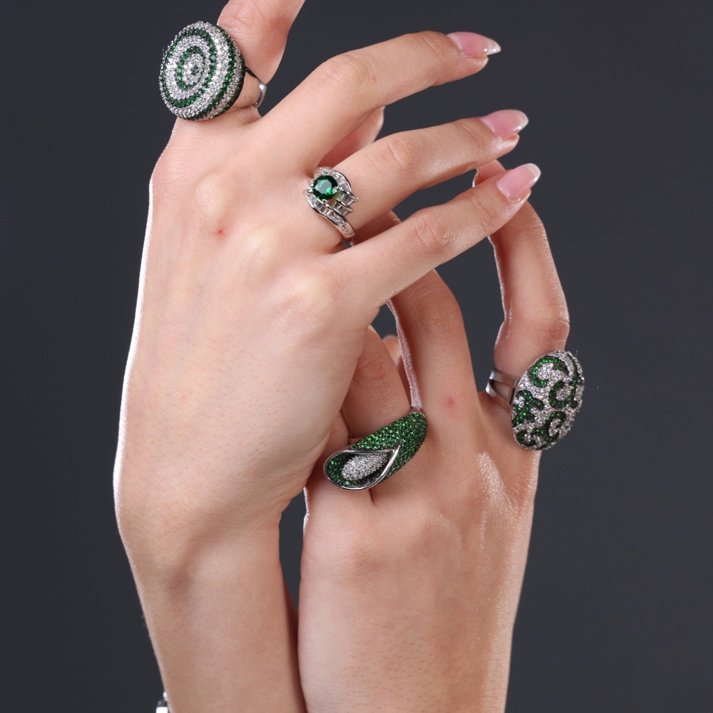 Enchanted Emerald Elegance Ring