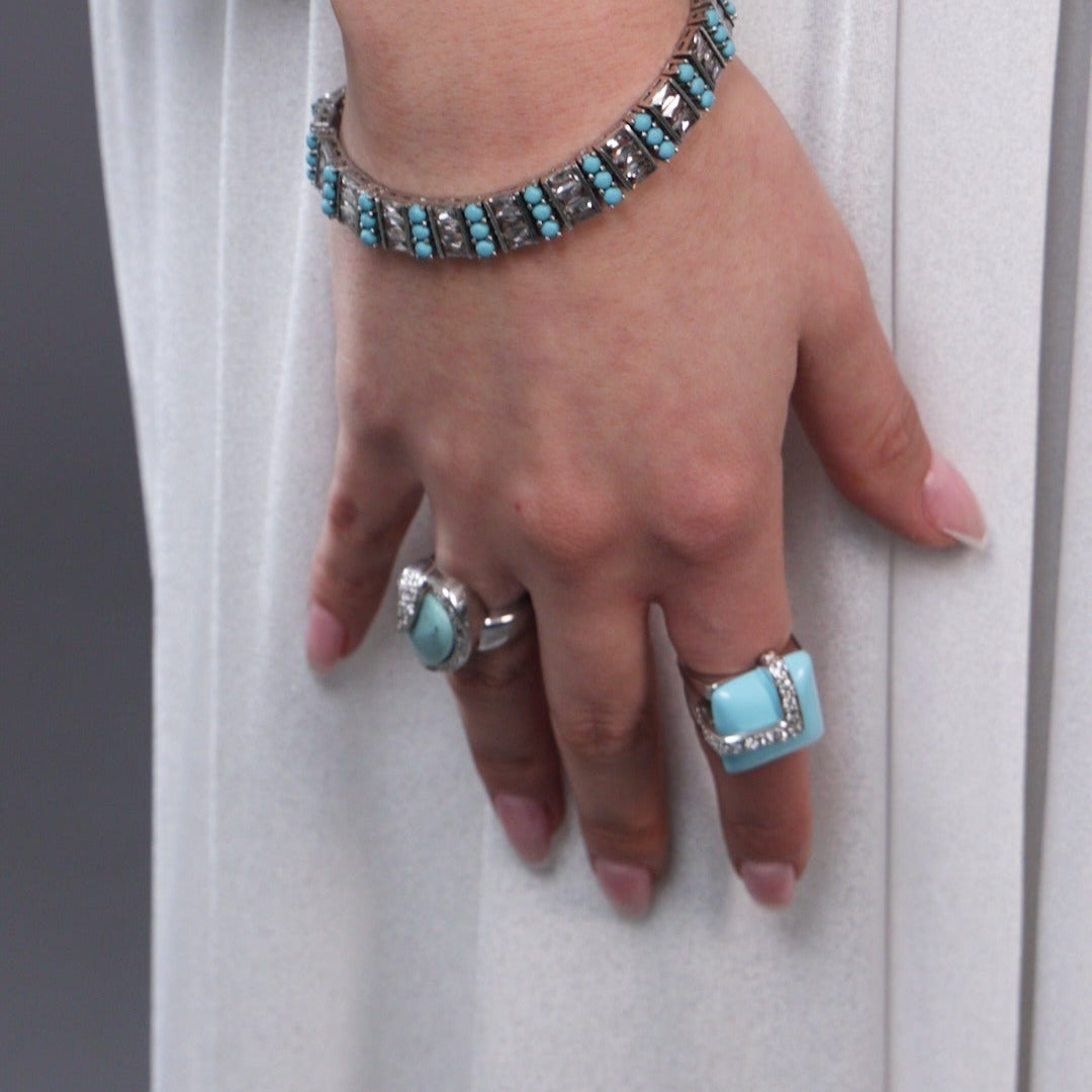 Aqua Elegance Ring