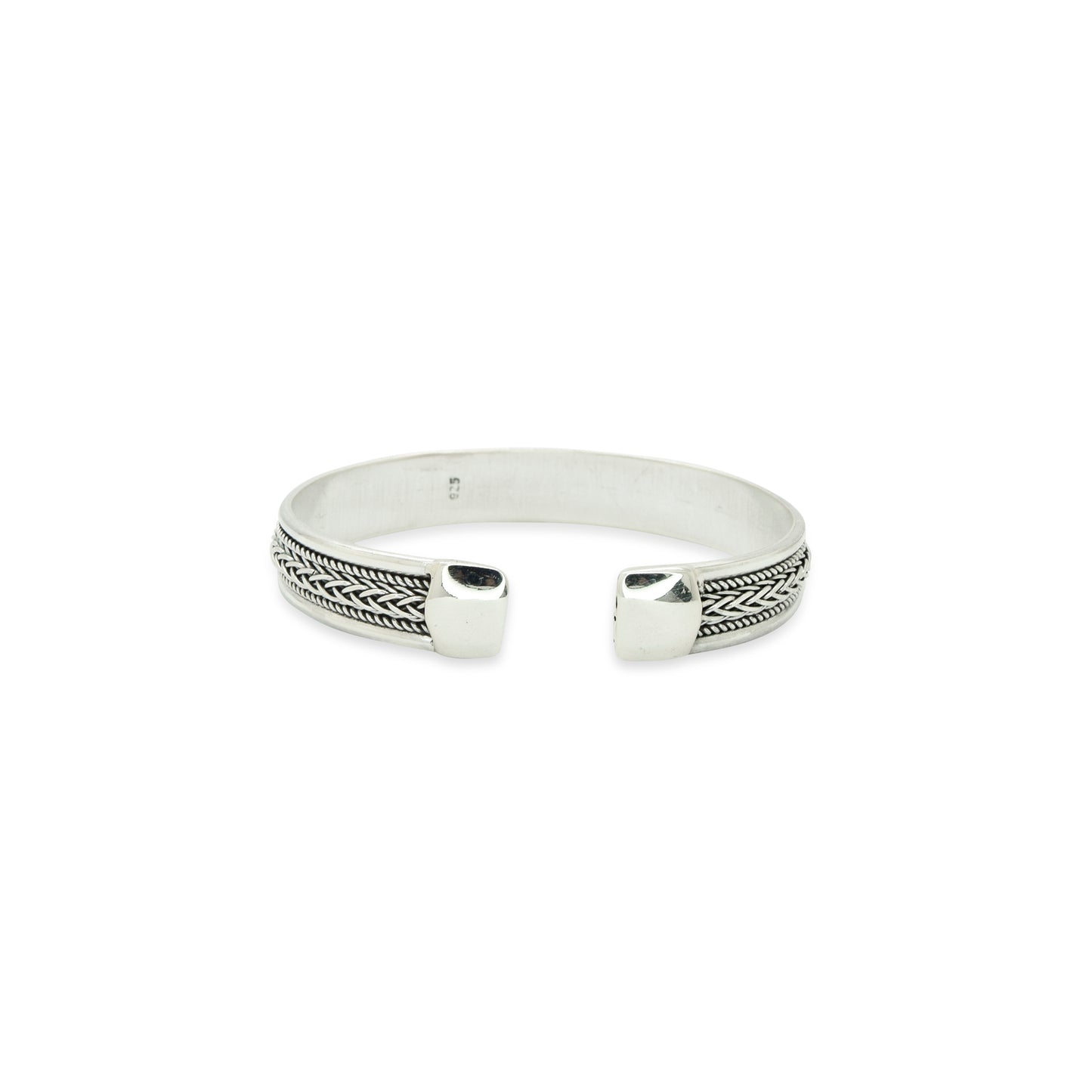 Triple Braided Oxidized Silver Cuff