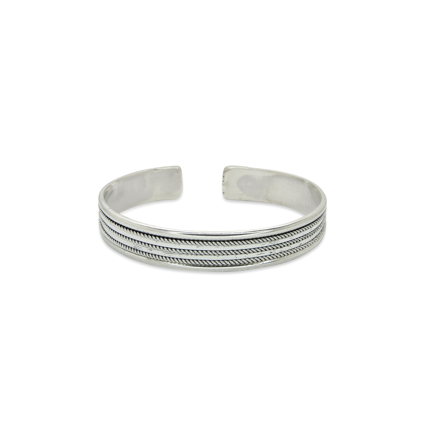 Triple Rope Oxidized Bangle