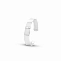 Sleek Silver Cuff | 10 mm image