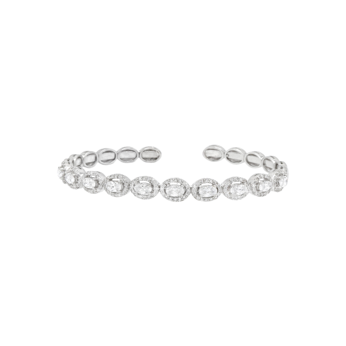 Cuff Oval. Pattern Bangle