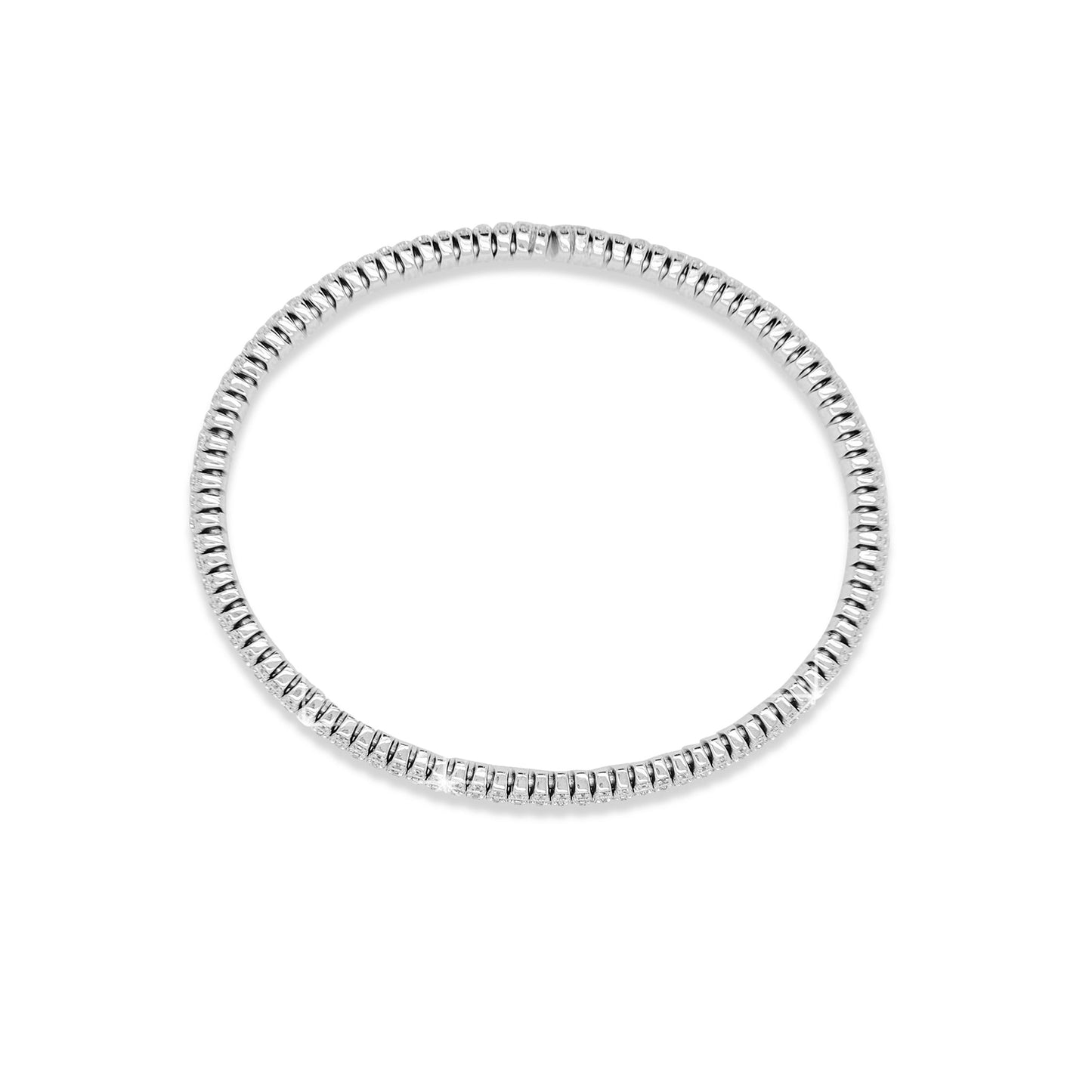 Zircon Open Cuff Bangle