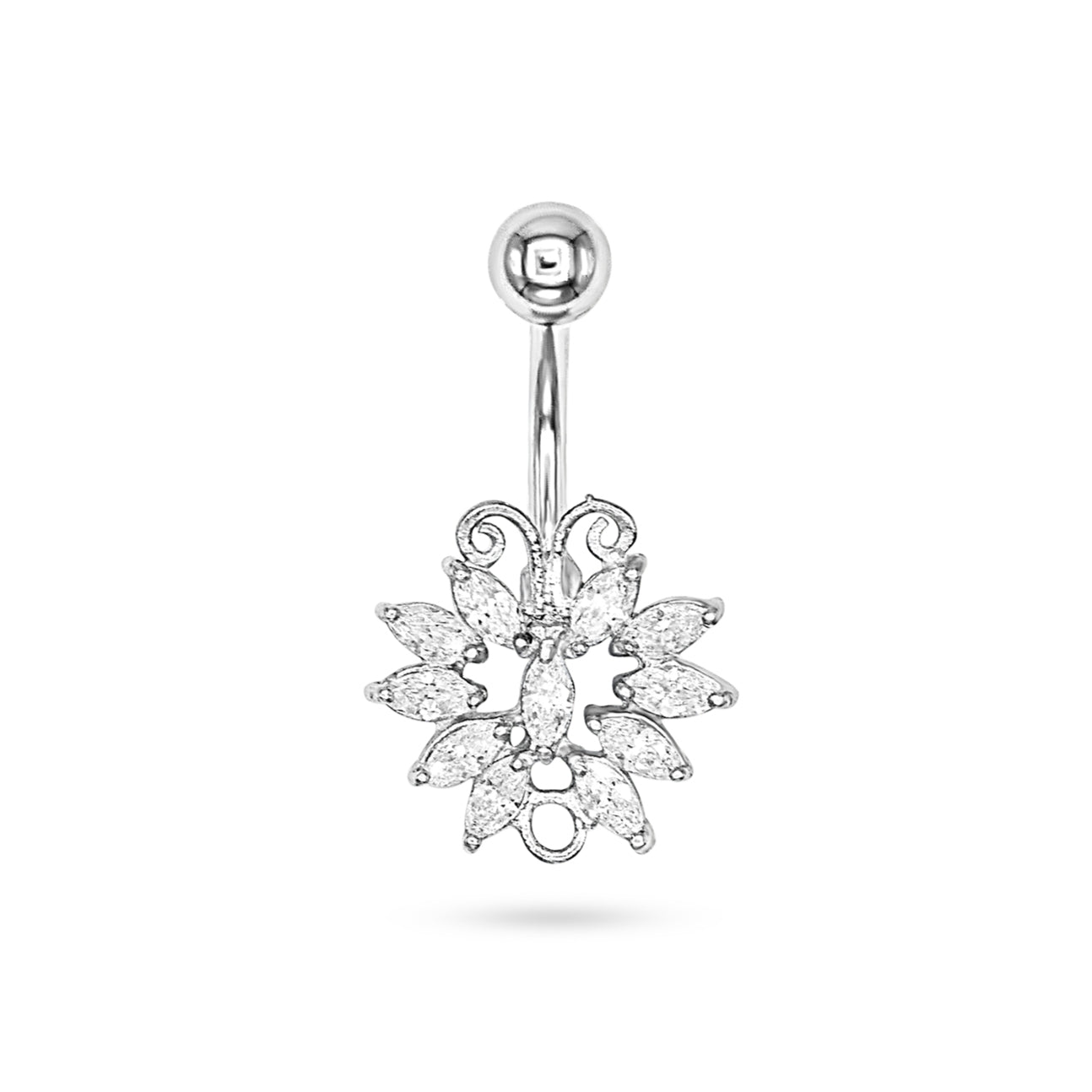 Blossom Dance Belly Button Ring