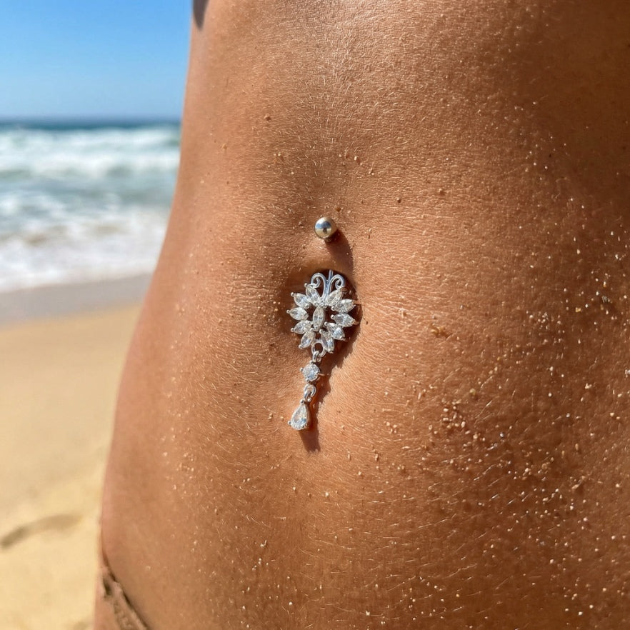 Sunburst Glam Belly Ring