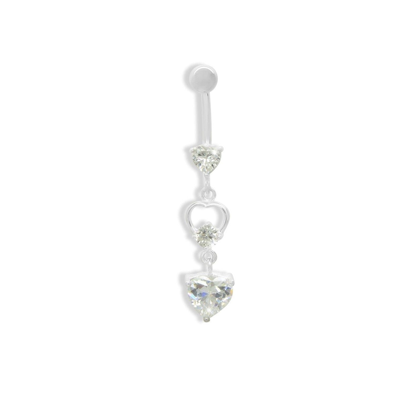 Hearts & Sparkle Belly Ring