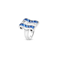 Ocean Wave Sterling Silver Ring image
