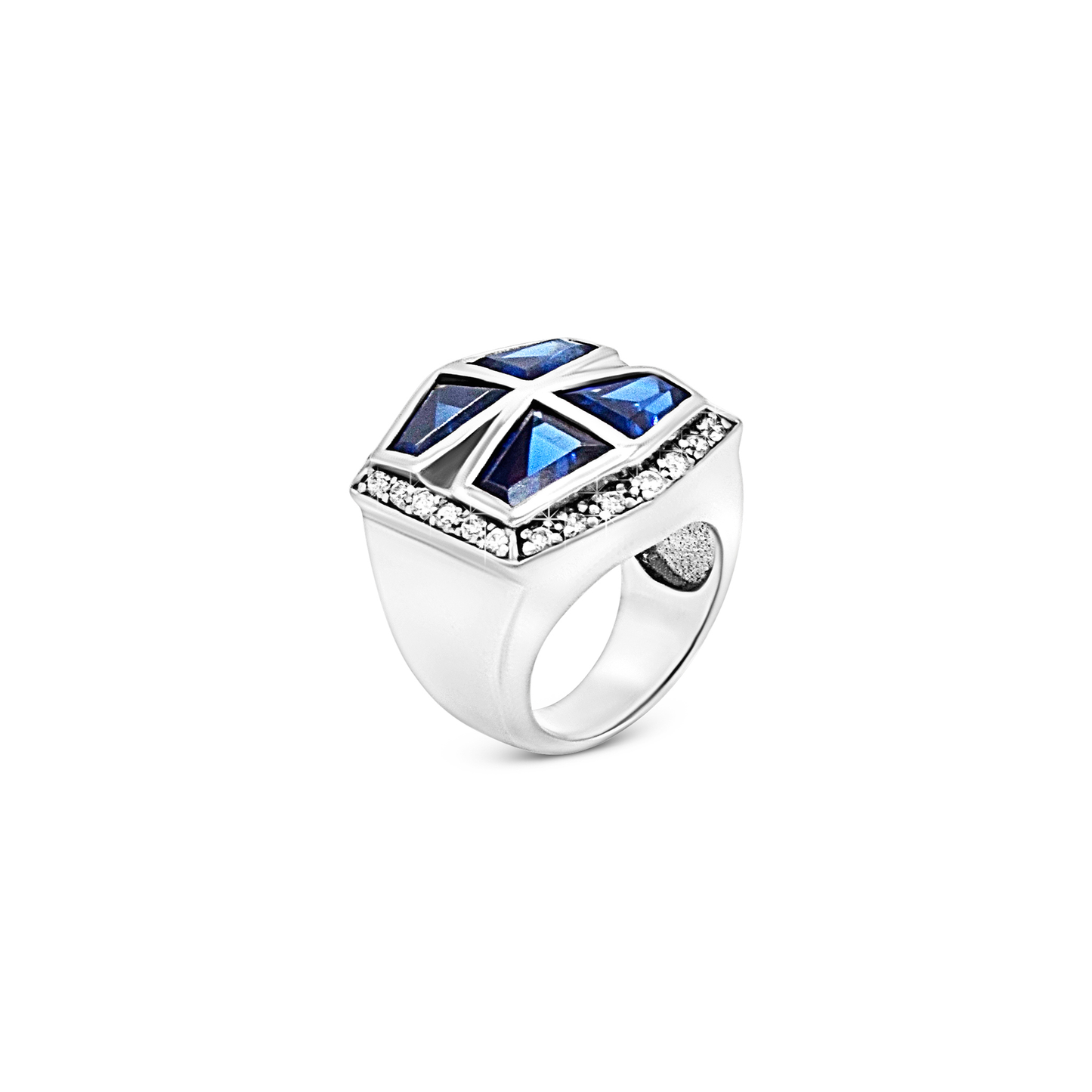 Azure Elegance Ring