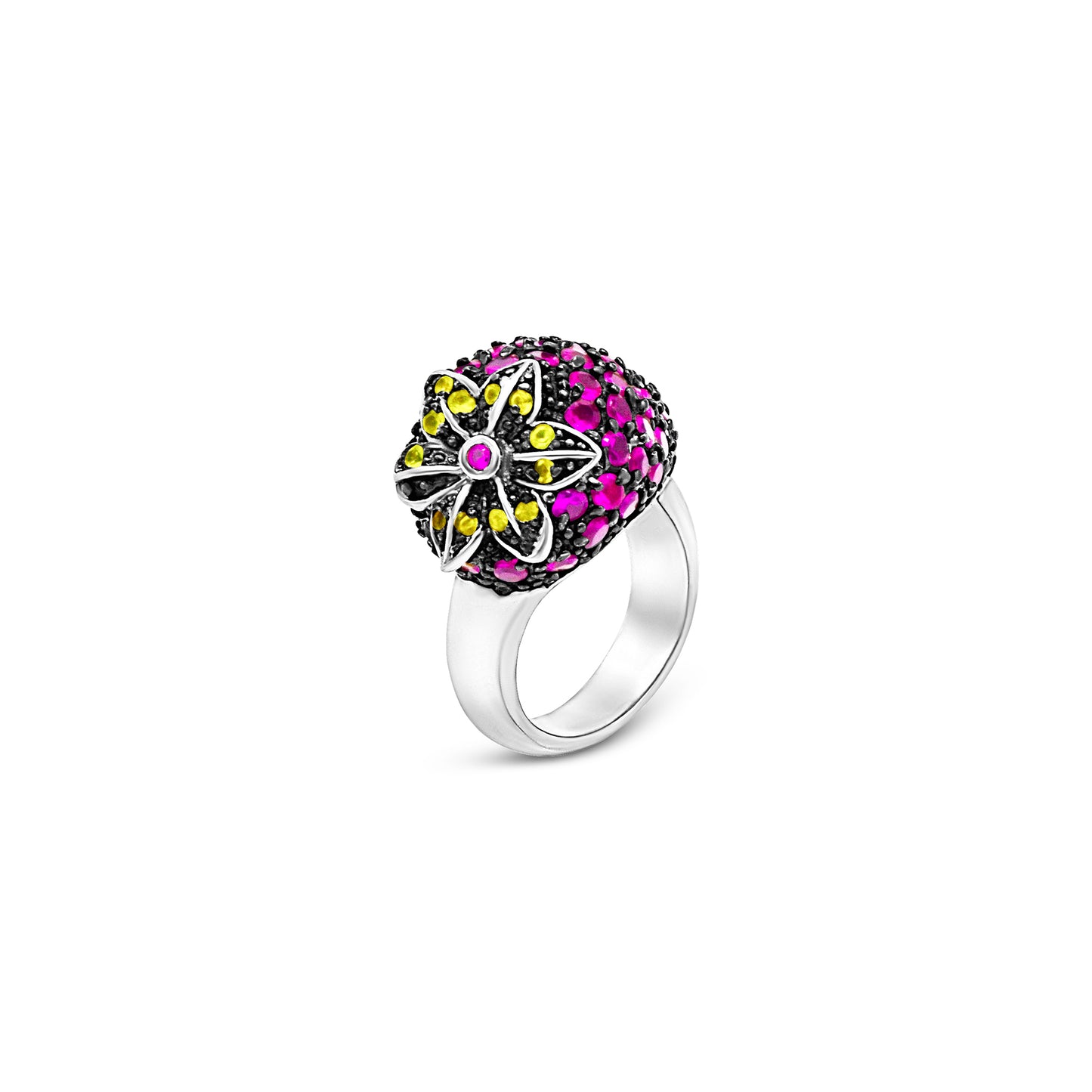 Radiant Strawberry Ring