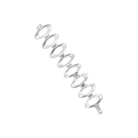 Modern Elegance Sterling Silver Bracelet image