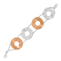 Hammered Link Bracelet image