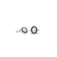 Zircon Cufflink Double Circle image
