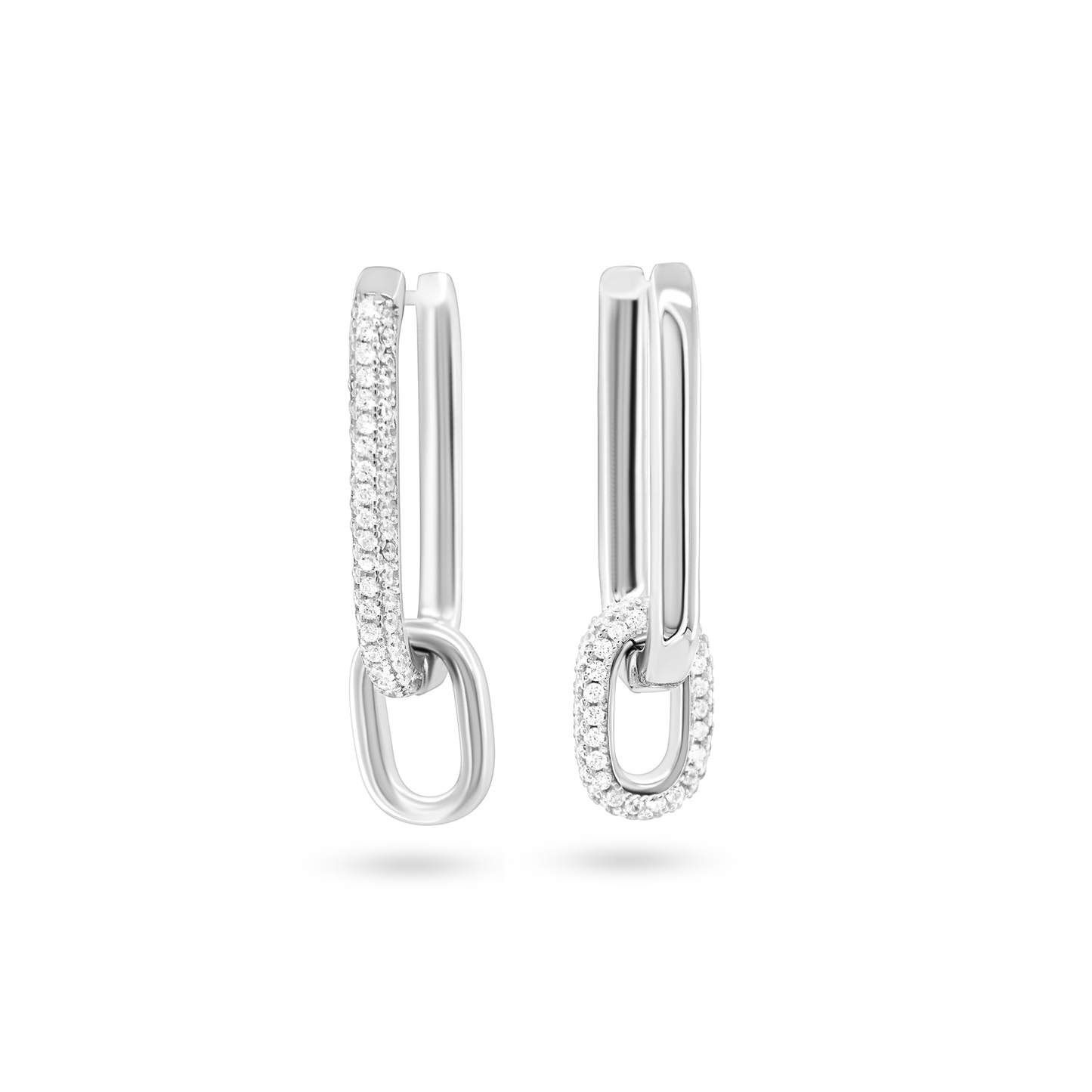 Flipping Sparkles Link Earrings
