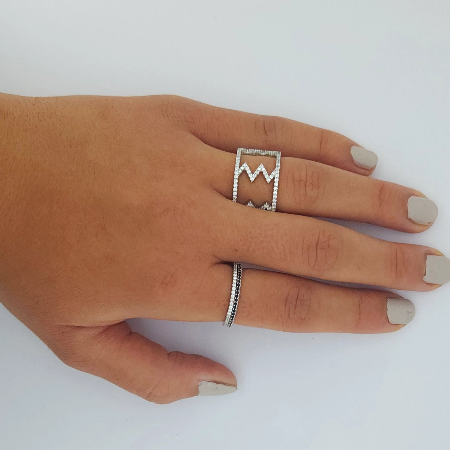 Black Stackable Ring