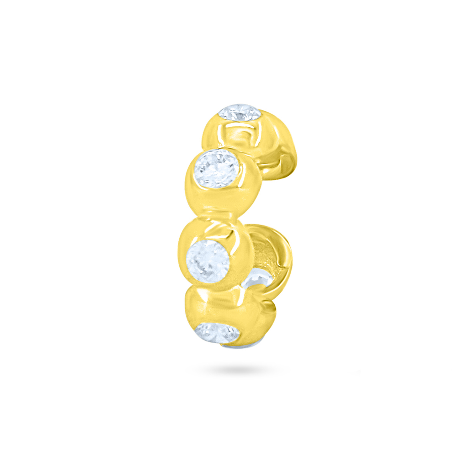 Beaded Zircon Ear Cuff