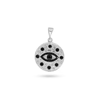 Black and White Evil Eye Pendant image