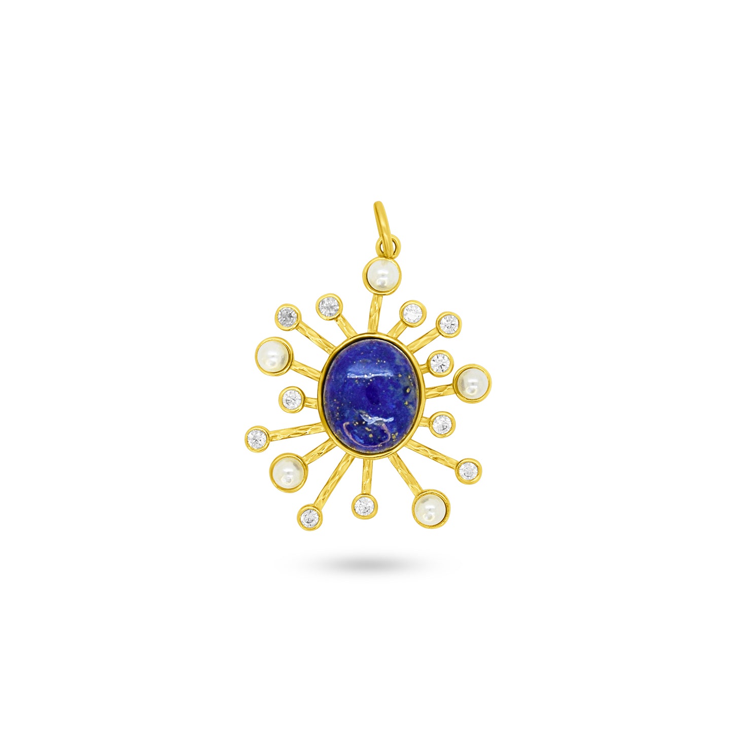 Lapis Lazuli Sun Pendant