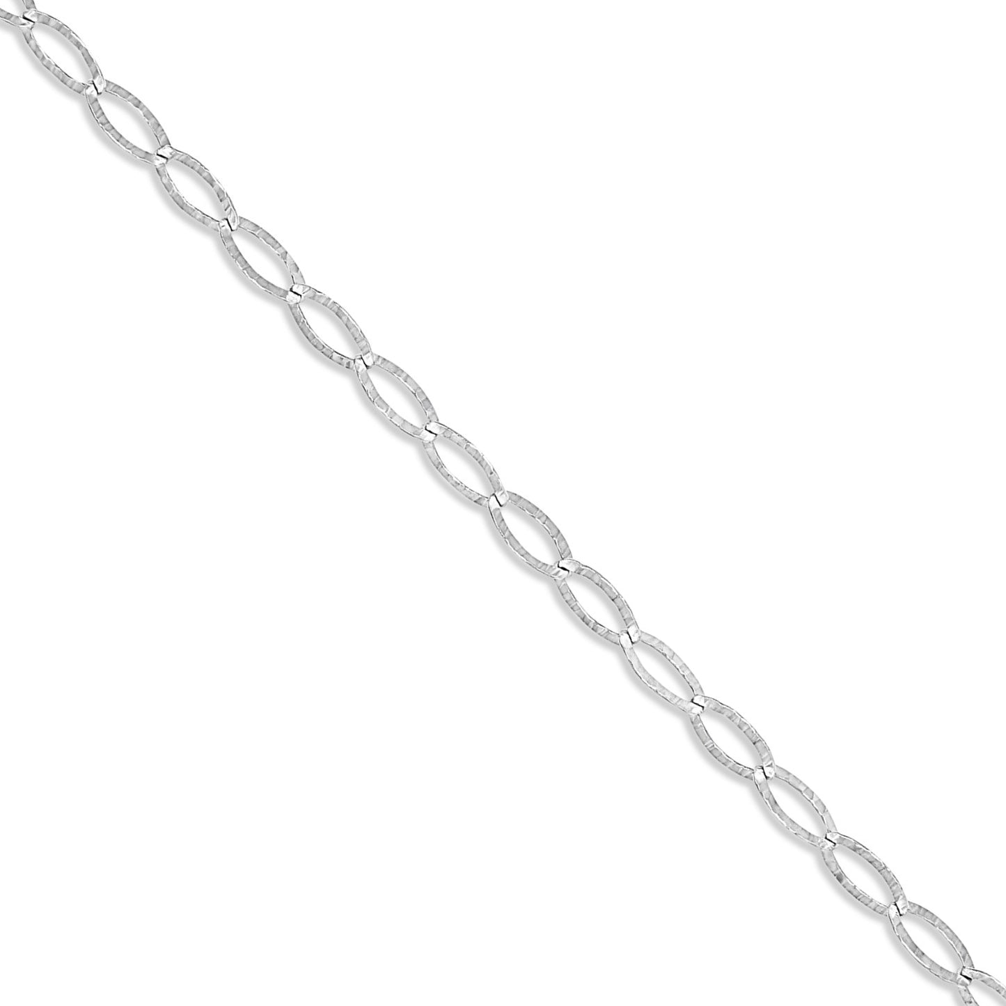 Adjustable Textured Oval Necklace