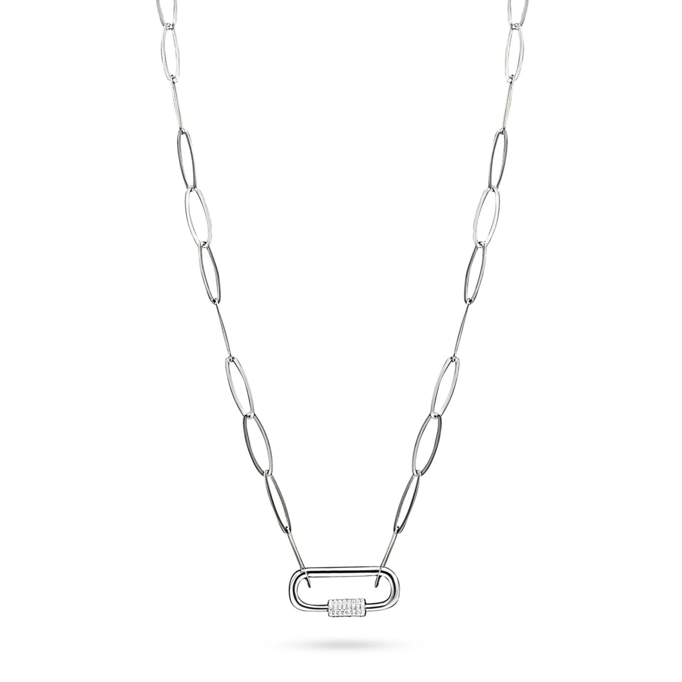 Adjustable Link Necklace with Clip
