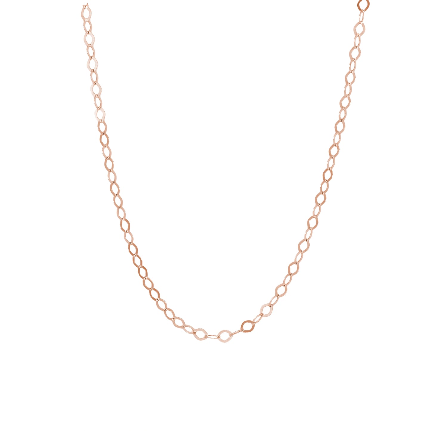 Adjustable Rhomb Link Necklace