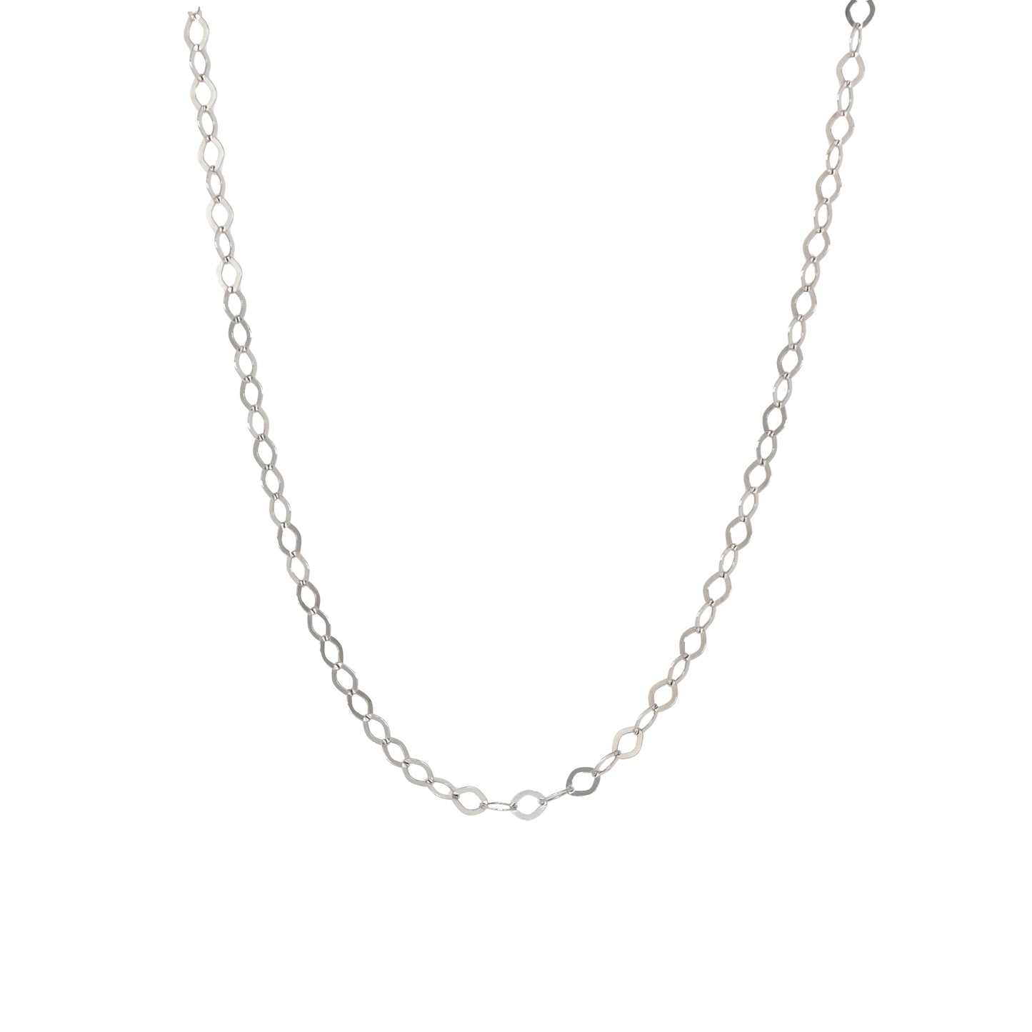 Adjustable Rhomb Link Necklace