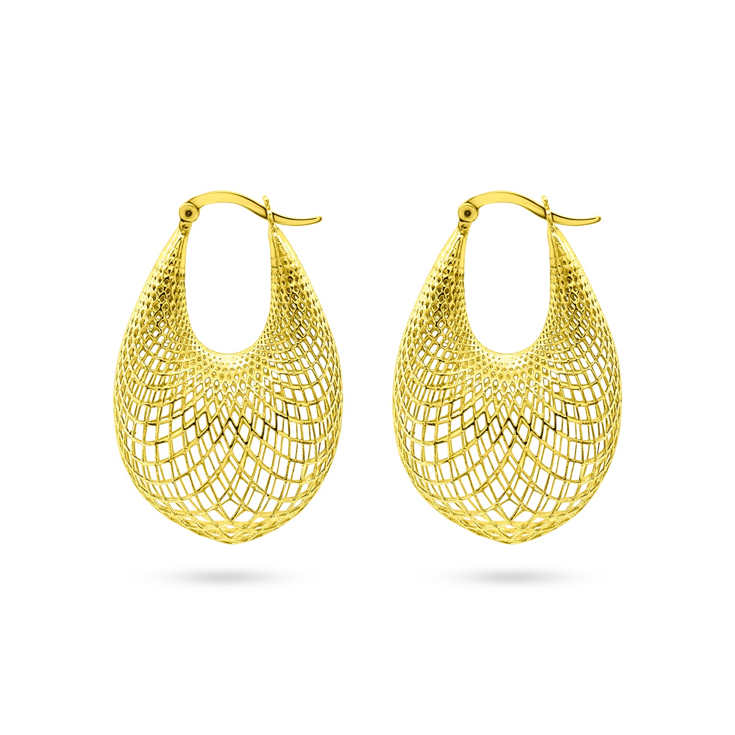 Golden Teardrop Elegance
