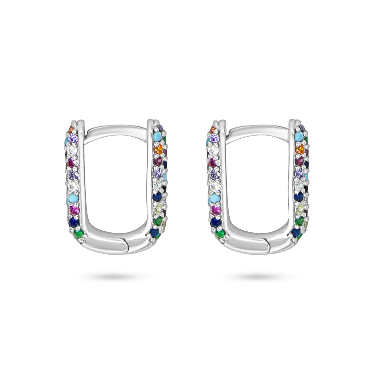 Pave Huggie Earrings