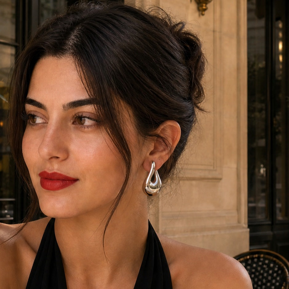 Chunky Knot Drop Earrings