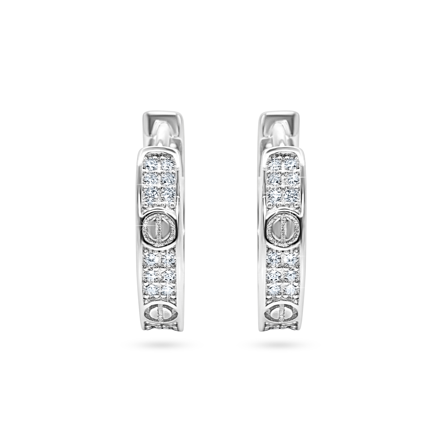 Icon Pavé Hoop Earrings