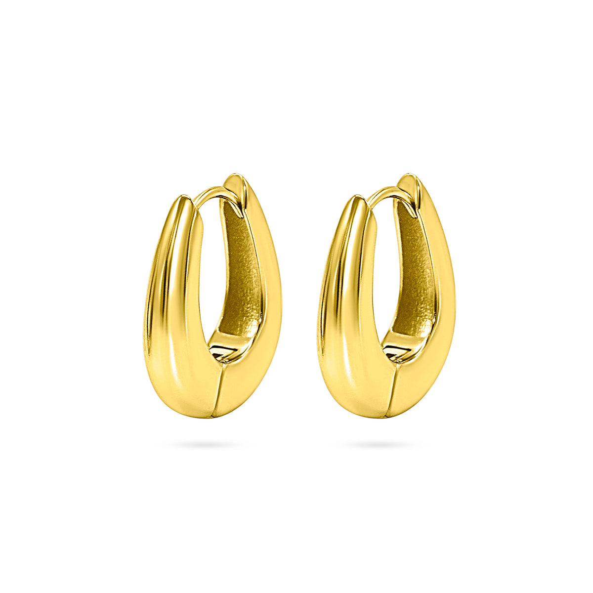 Tapered Hoop Earring