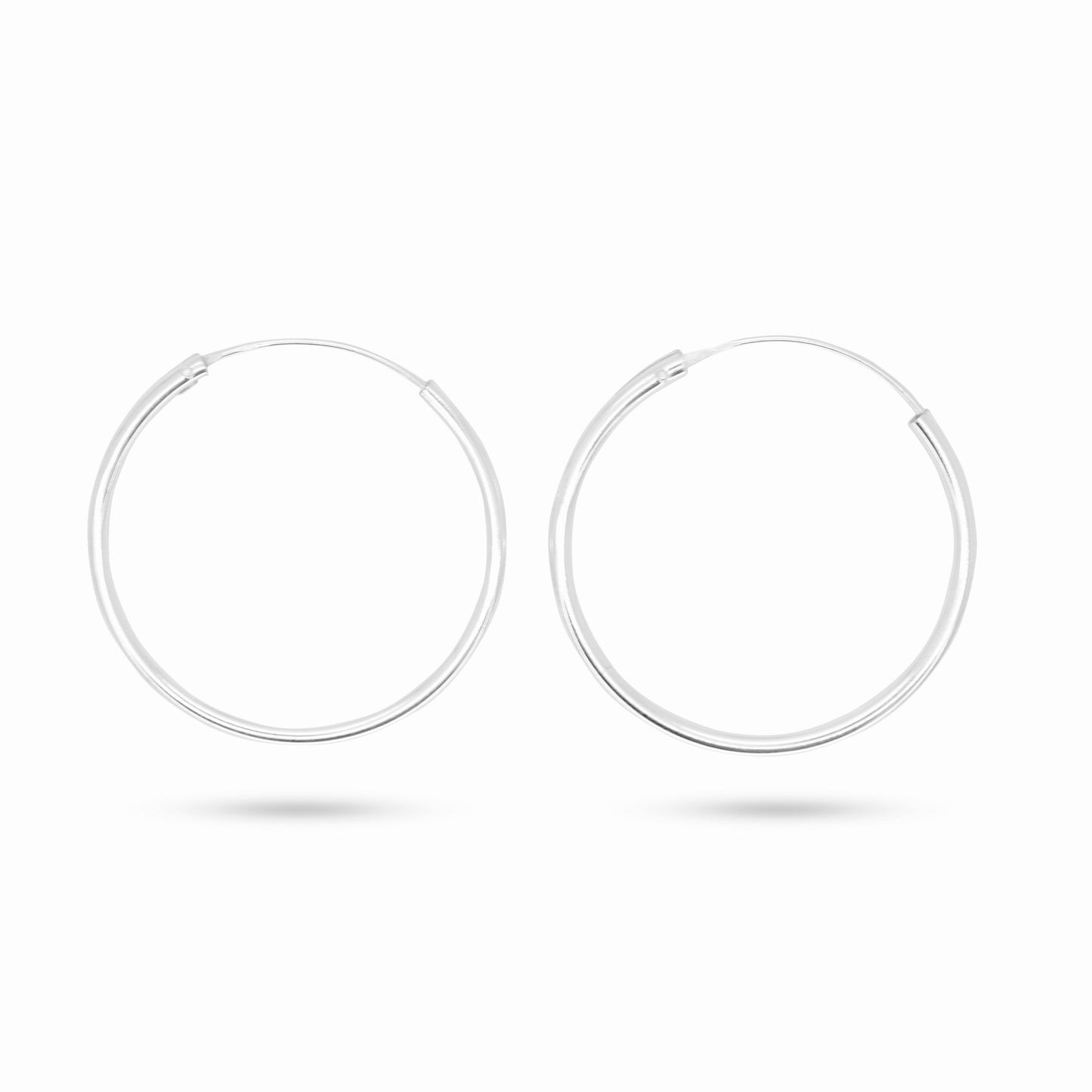 Pipe Hoop Earrings D-4