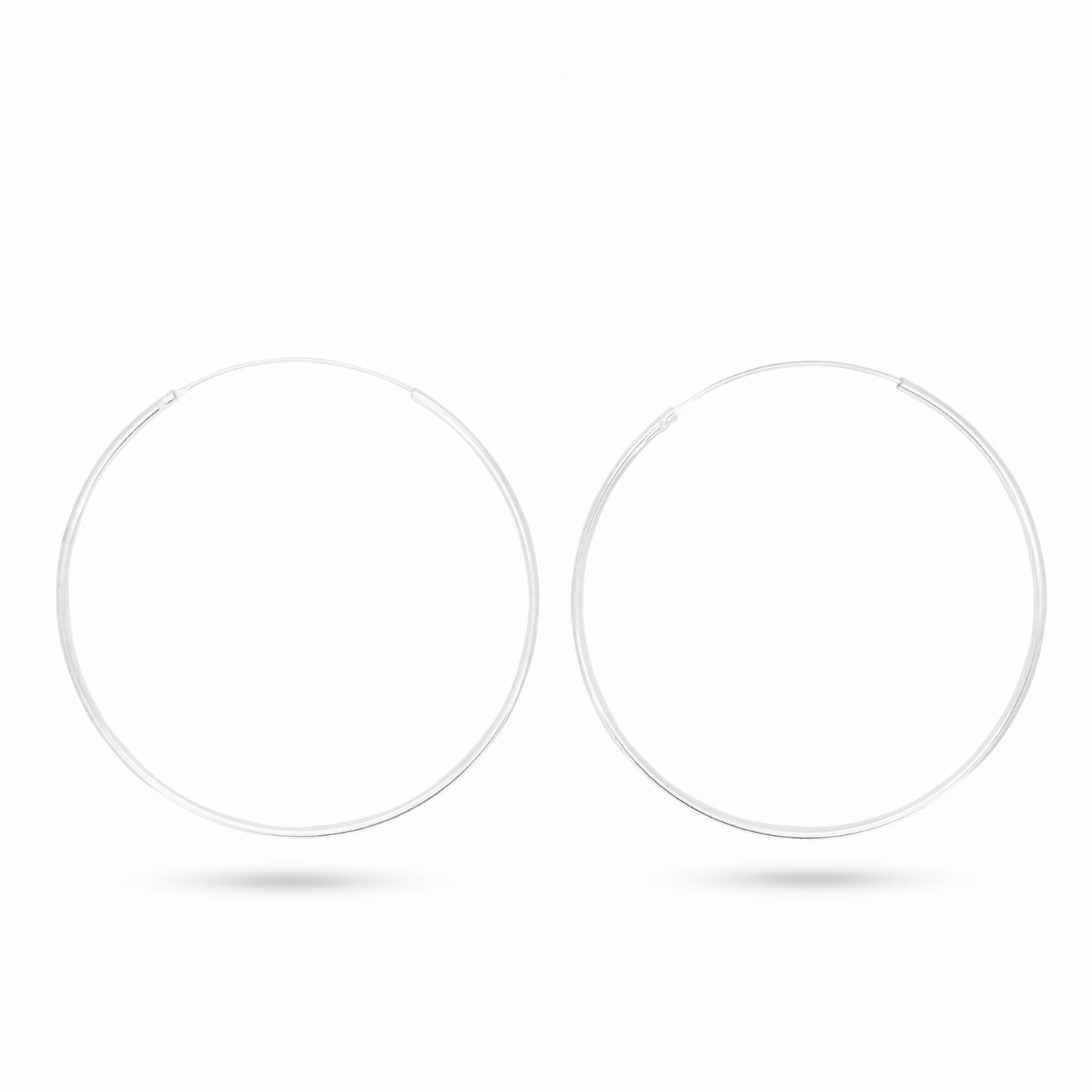 Pipe Hoop Earrings D-5.5