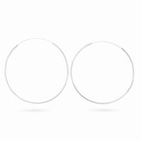 Pipe Hoop Earrings D-8 image