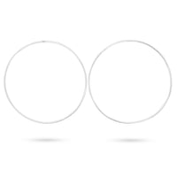 Pipe Hoop Earrings D-7.5 image