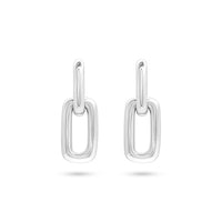 Contemporary Linked Drop Earrings image