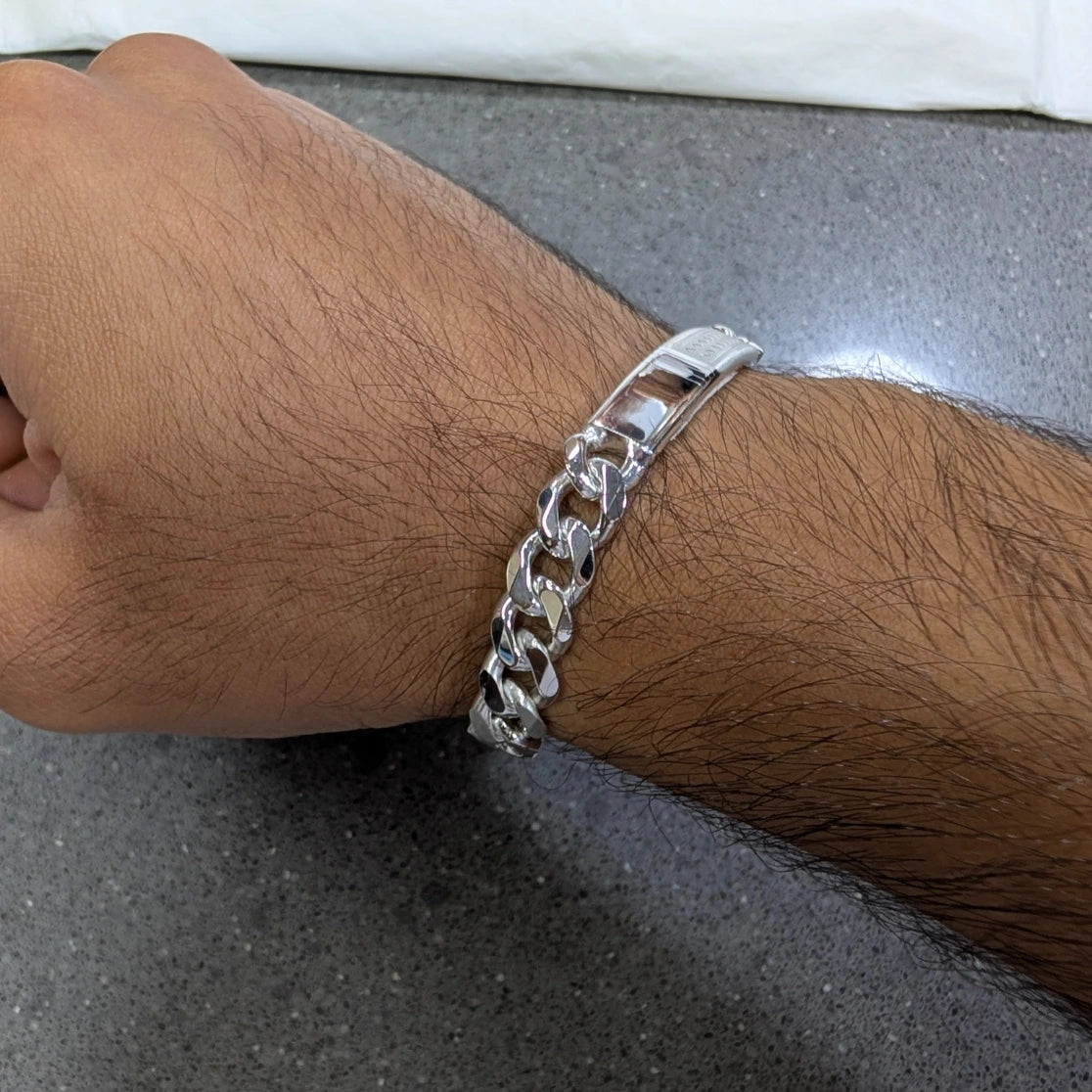 Curb Chain - Wave ID Bracelet