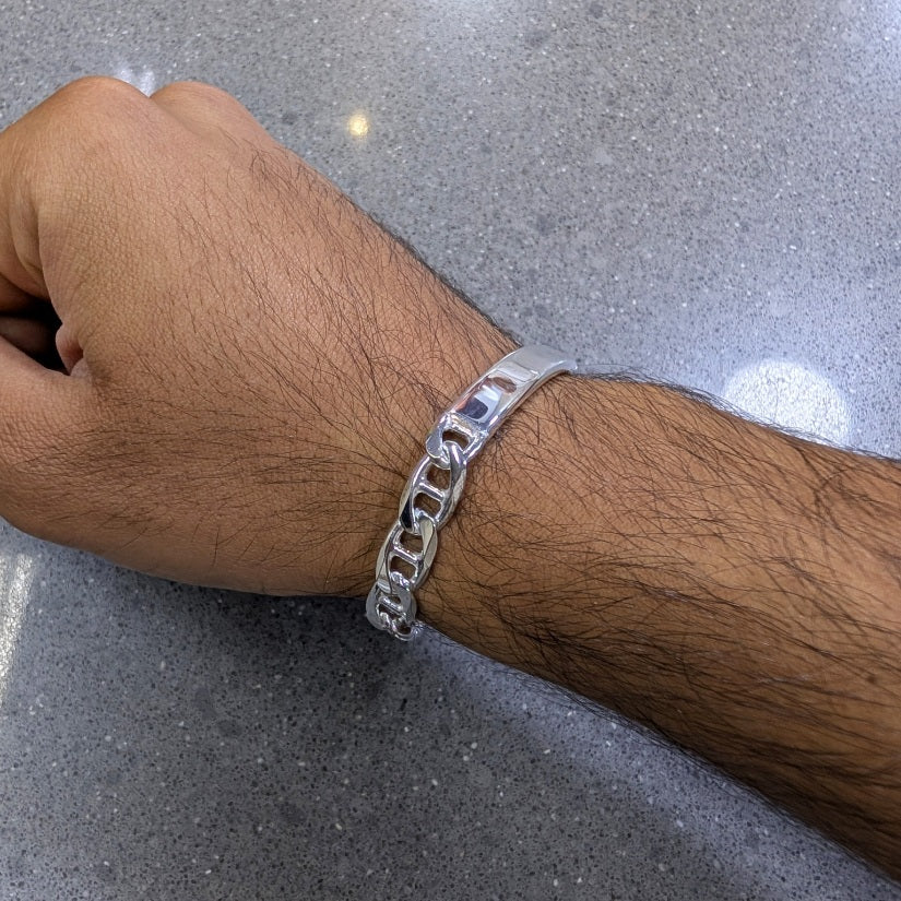 Anchor Chain - ID Bracelet 220 Gauge