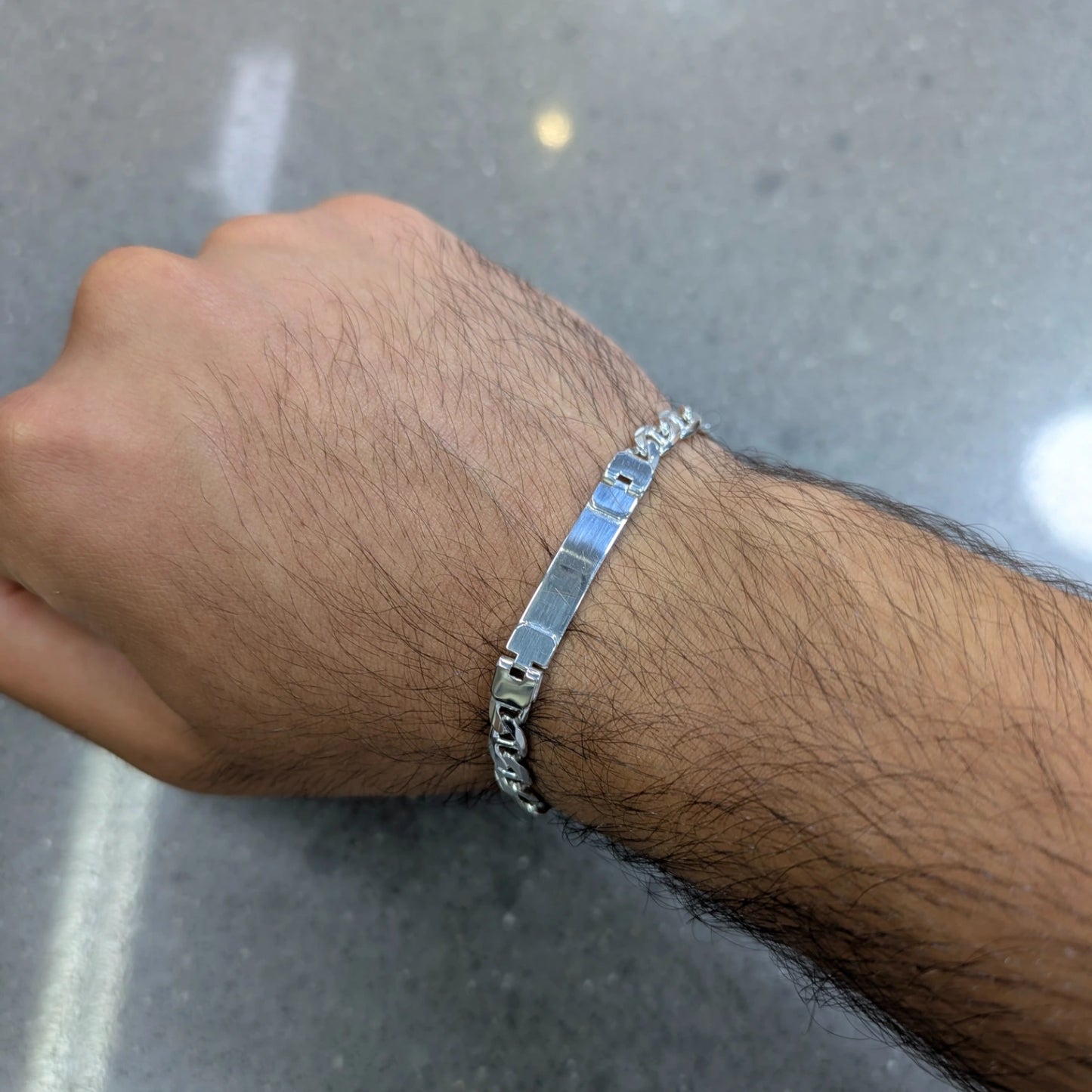 Marine-Figaro Chain with Linked ID Bracelet