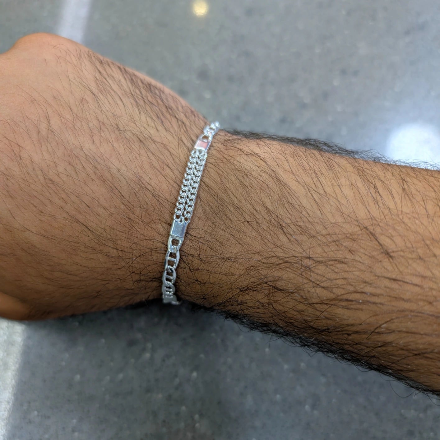 Double Chain Link Bracelet