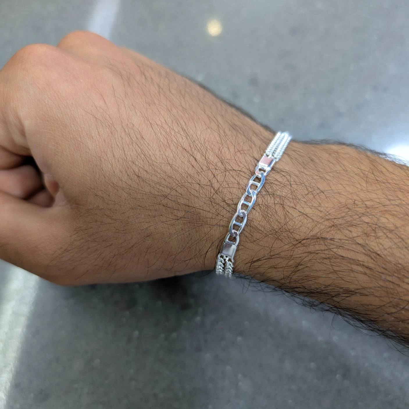 Double Chain Link Bracelet