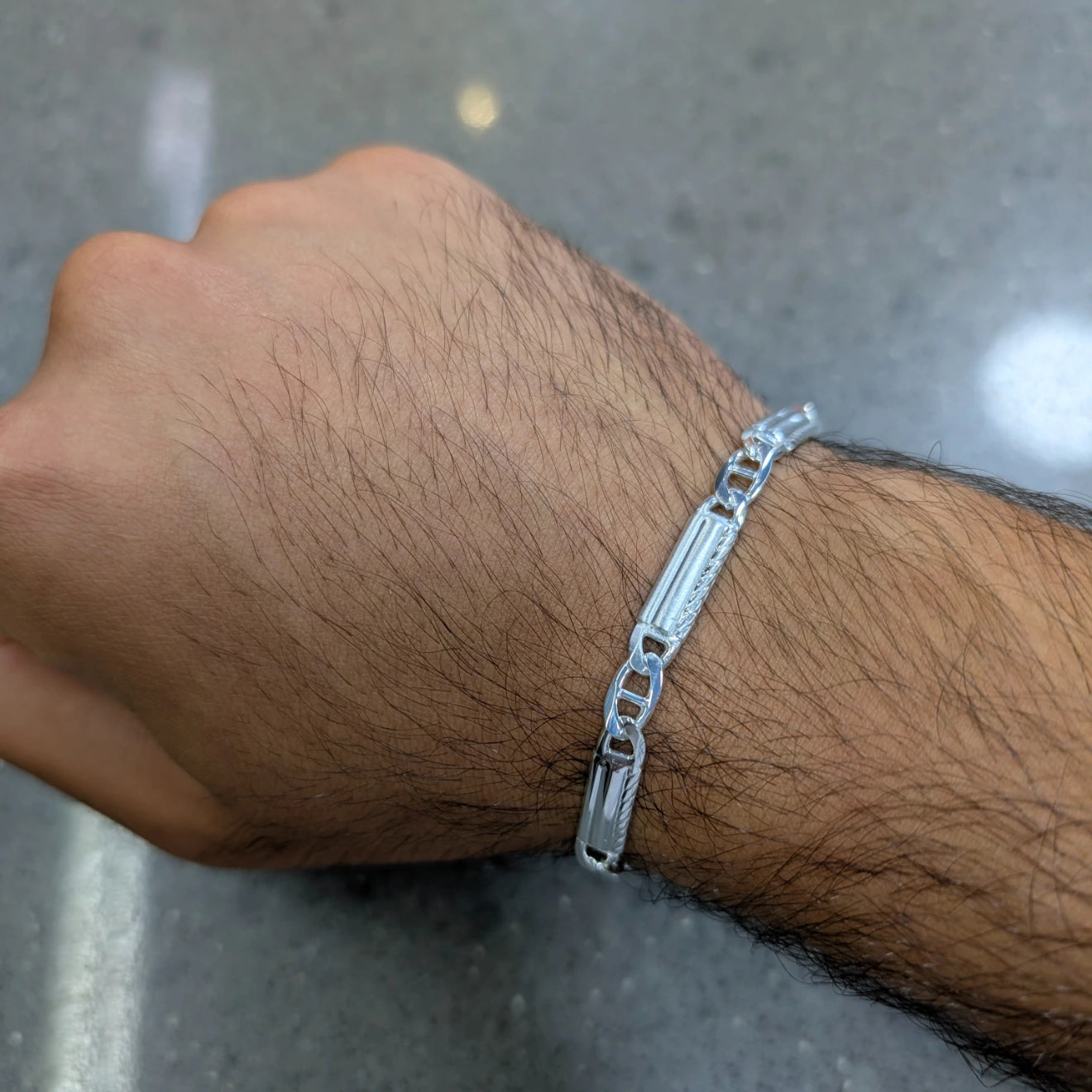 Link Marine Bar Chain Bracelet