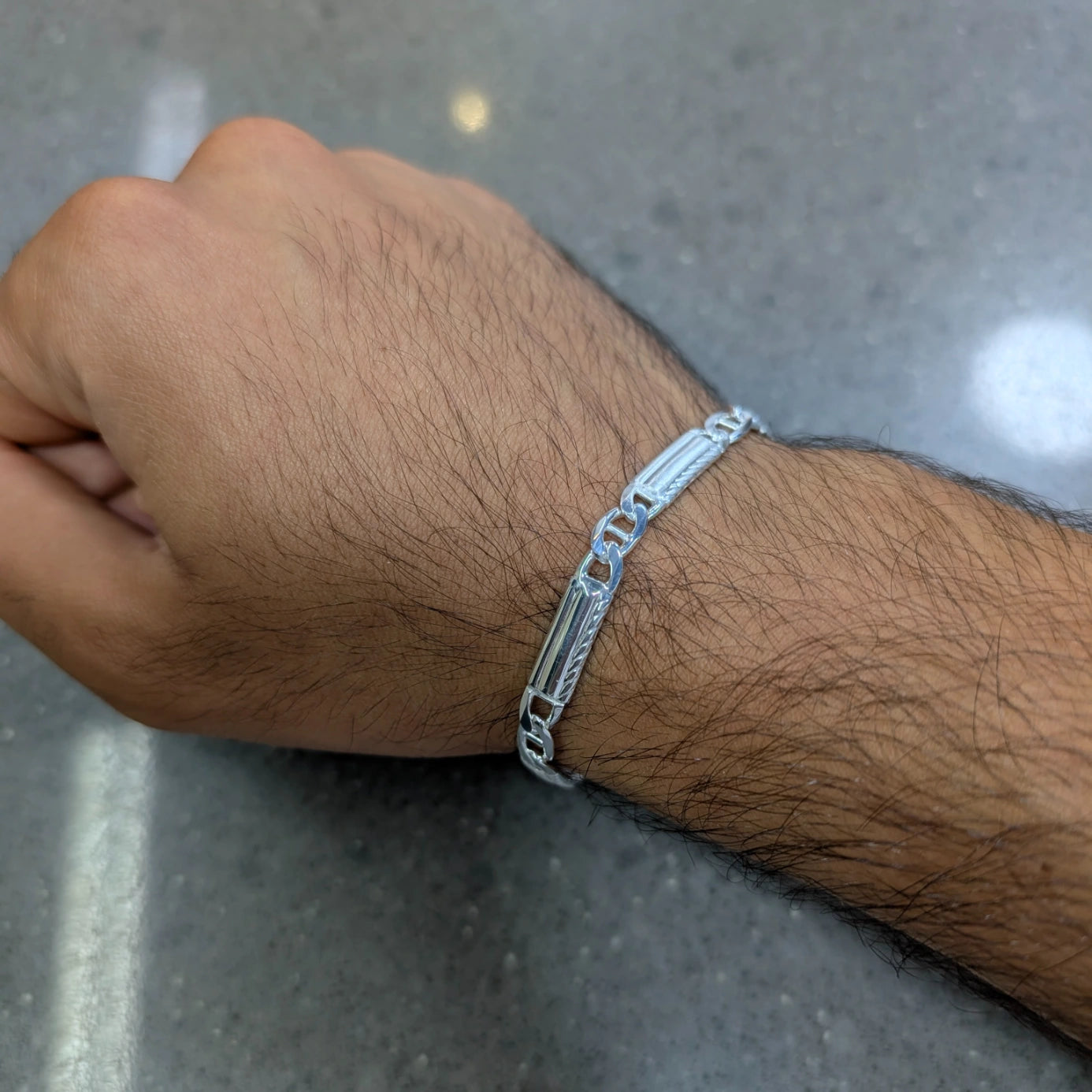 Link Marine Bar Chain Bracelet